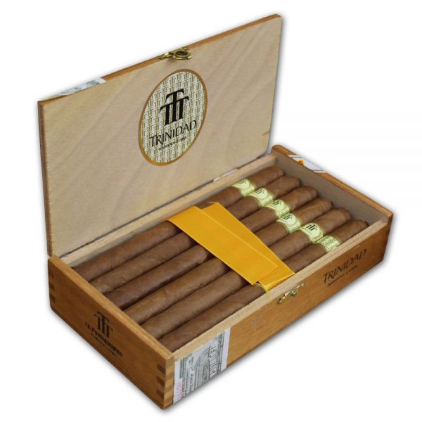 Open cabinet box of 24 Trinidad Fundadores cigars